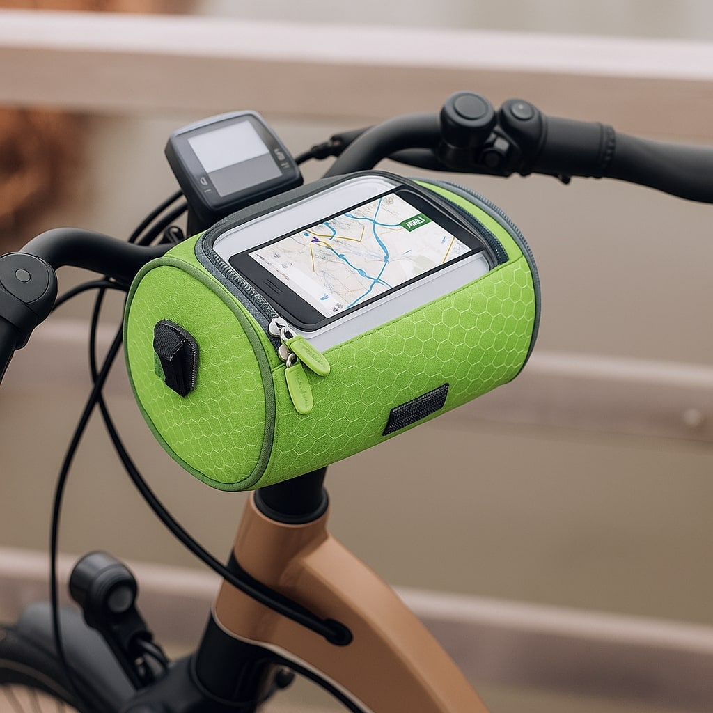 Bike Handlebar Storage Bag Touchscreen Phone Compartment - Image 16