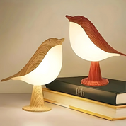 Bird Table Lamp Wooden Bird Design Night Light - Image 1