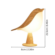 Bird Table Lamp Wooden Bird Design Night Light - Image 2