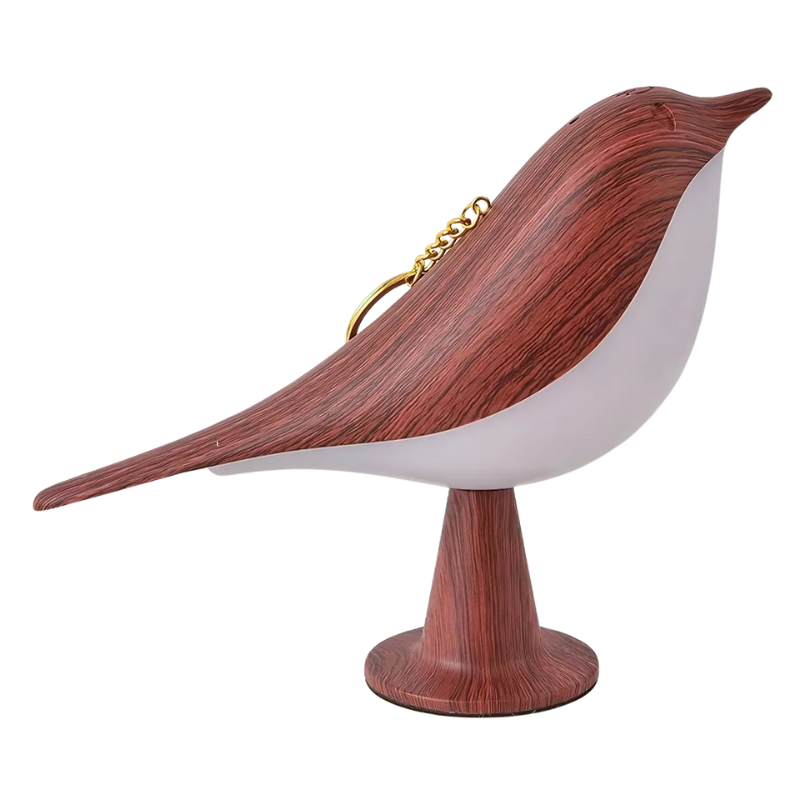 Bird Table Lamp Wooden Bird Design Night Light - Image 4