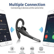 Bluetooth 5.1 Wireless Headset Noise Cancelling Calls - Image 2