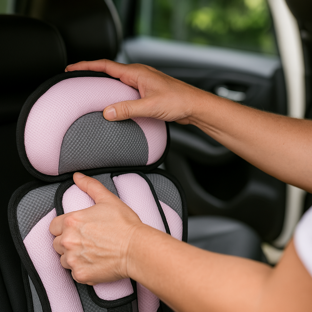 Car Seat Adjustable 5-Point Harness Breathable Design - Image 4