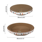 Cat Scratching Pad Set Durable Cardboard Cat Toys Play and Relaxation - Image 2