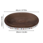 Cat Scratching Pad Set Durable Cardboard Cat Toys Play and Relaxation - Image 3