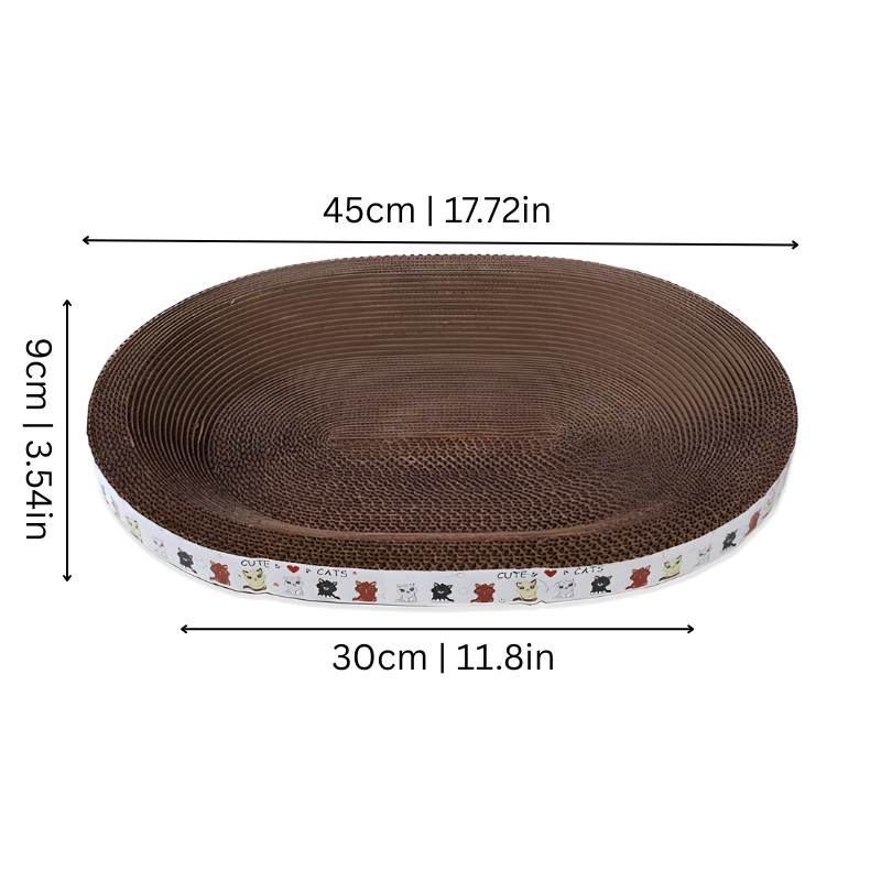 Cat Scratching Pad Set Durable Cardboard Cat Toys Play and Relaxation - Image 3