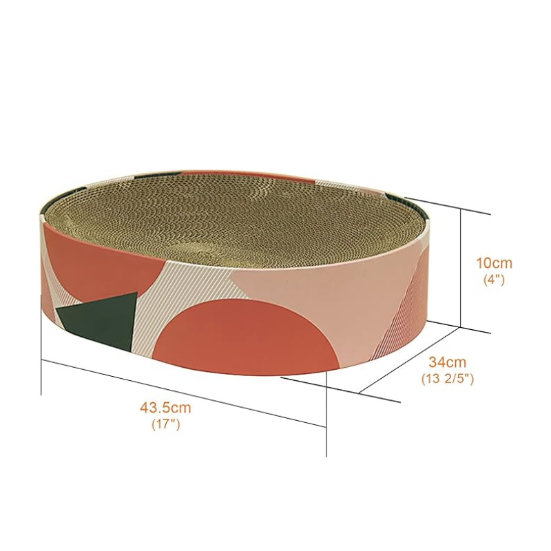 Cat Scratching Pad Set Durable Cardboard Cat Toys Play and Relaxation - Image 4