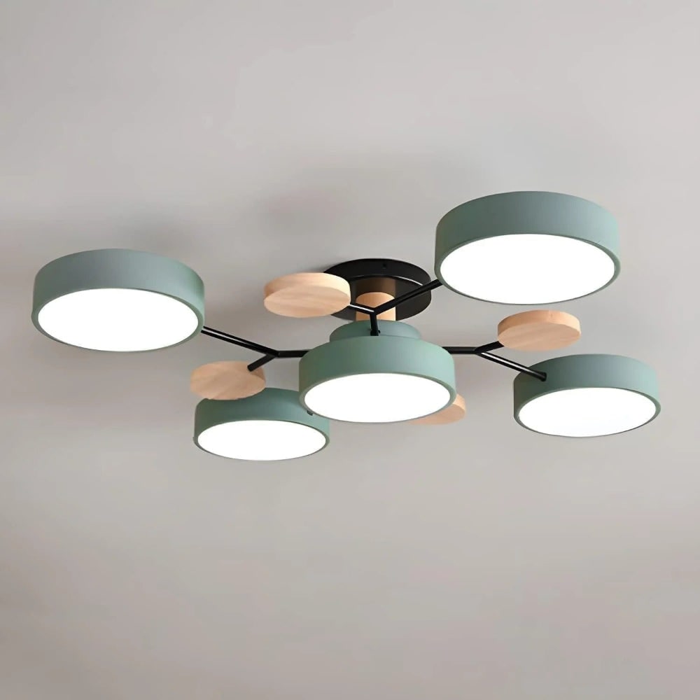 Chandelier Ceiling Light Hexagon Design Modern - Image 1