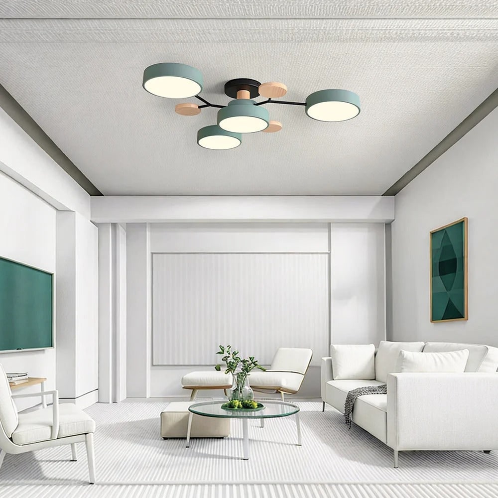Chandelier Ceiling Light Hexagon Design Modern - Image 11