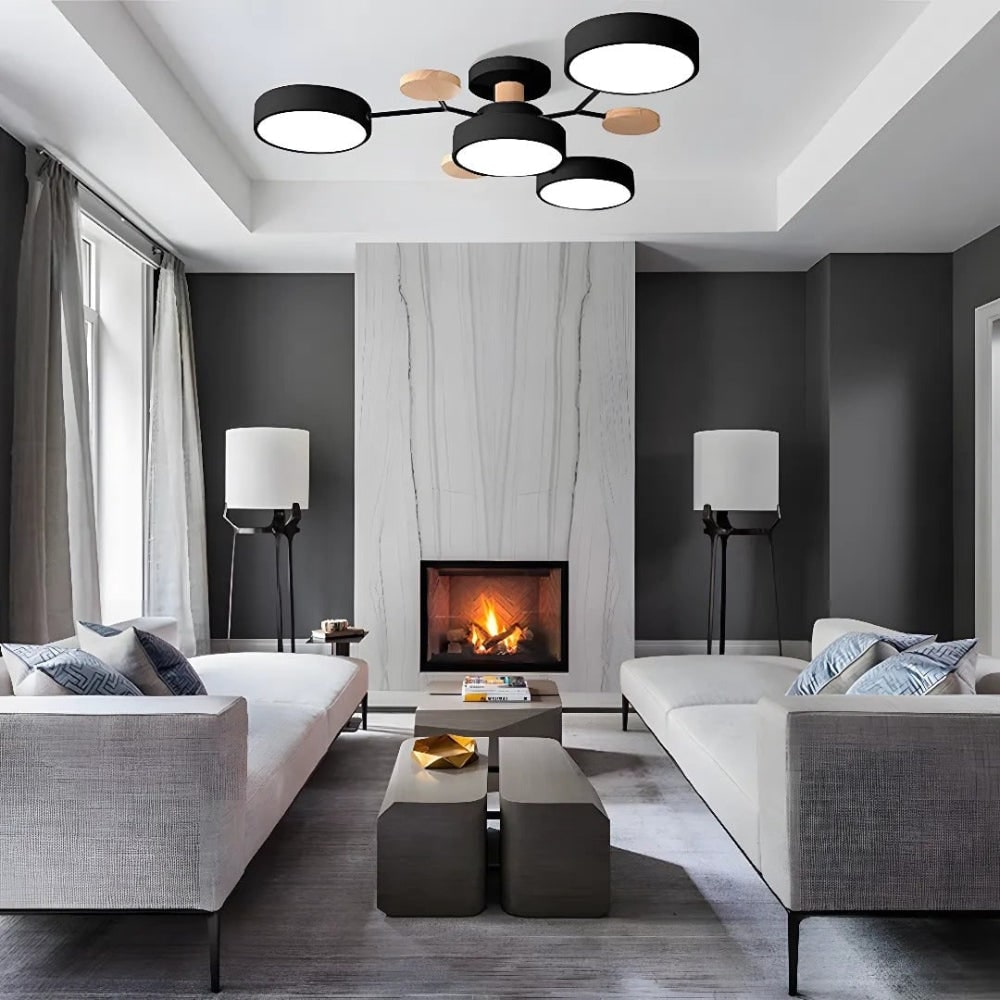Chandelier Ceiling Light Hexagon Design Modern - Image 2