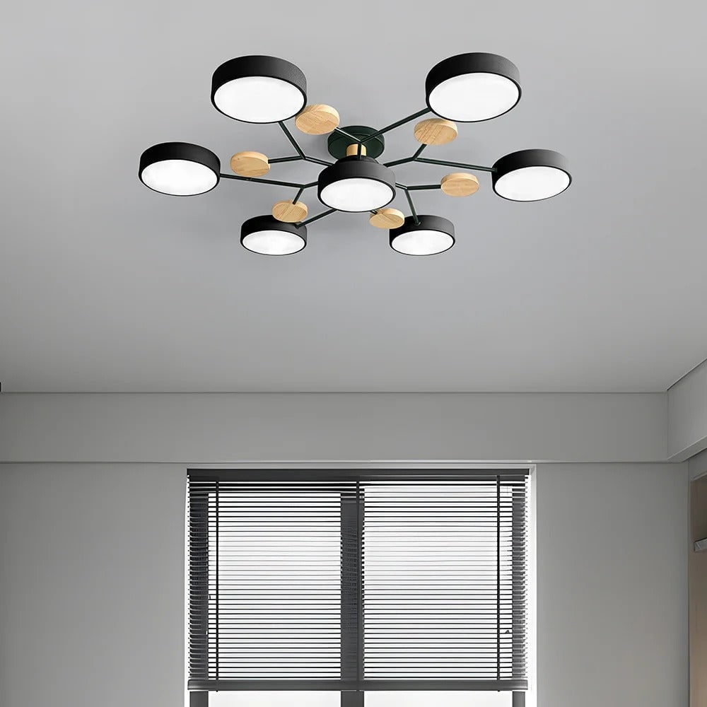 Chandelier Ceiling Light Hexagon Design Modern - Image 9