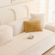 Chic Plush Sofa Cover Soft Comfort and Stylish Protection - Image 2