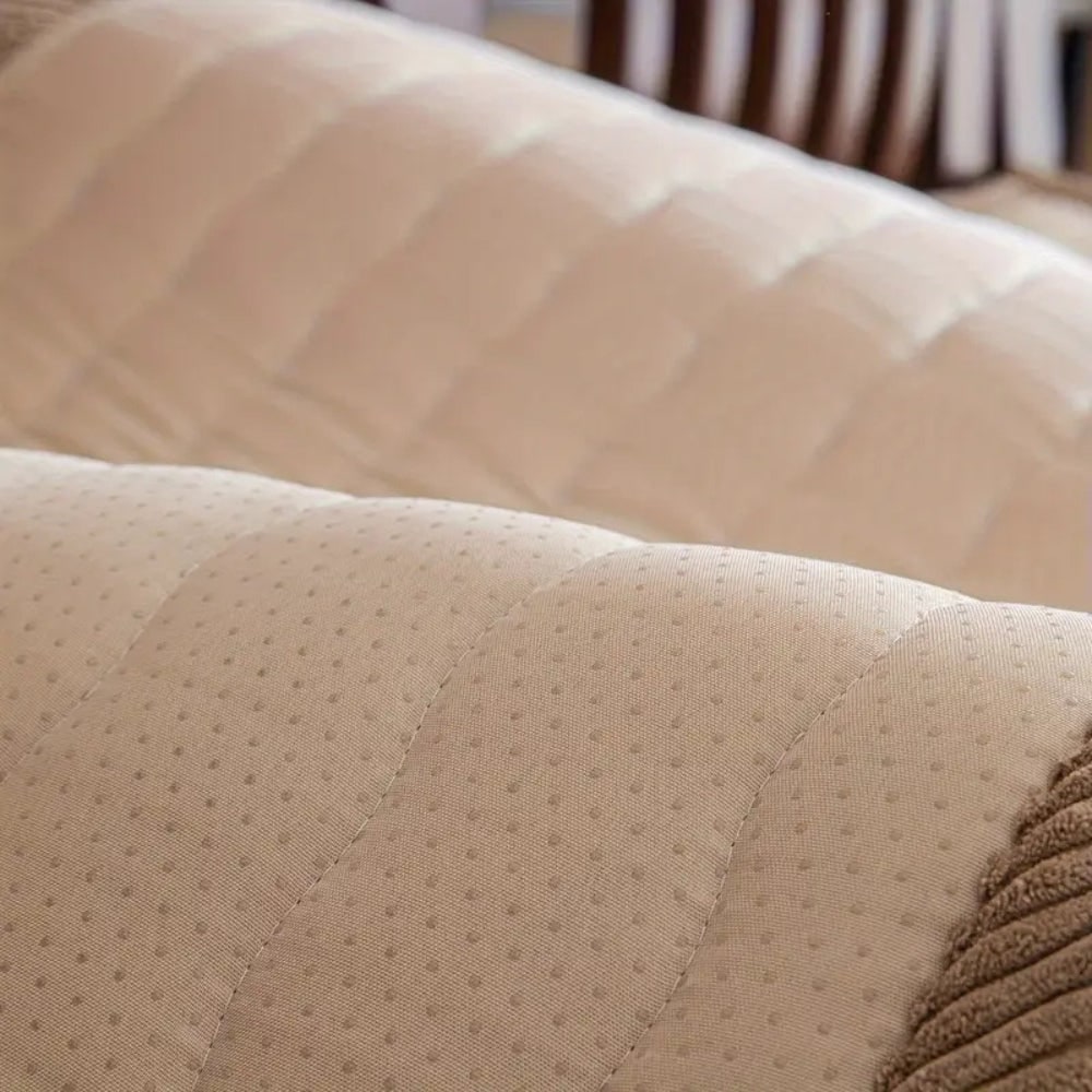 Chic Plush Sofa Cover Soft Comfort and Stylish Protection - Image 6