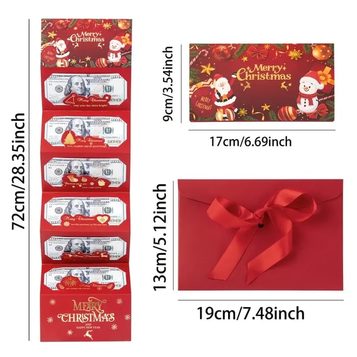Christmas Cash Gift Envelope Holiday Giving and Festive Cheer - Image 10