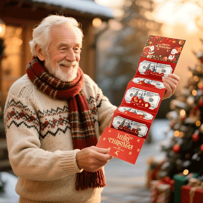 Christmas Cash Gift Envelope Holiday Giving and Festive Cheer - Image 2