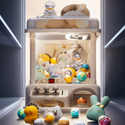 Coin Operated Claw Machine Toy Plush Prizes