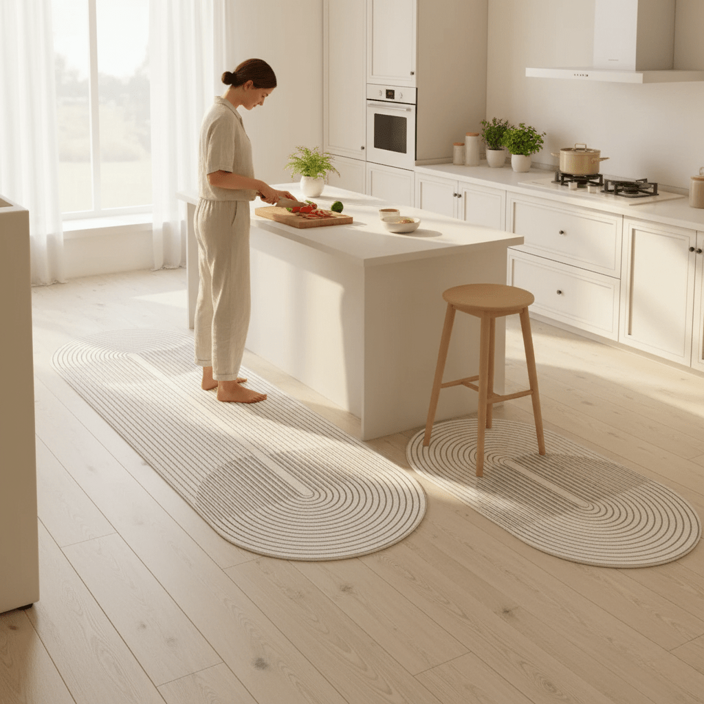 Comfortable Kitchen Mat Safety and Style Modern Design - Image 2