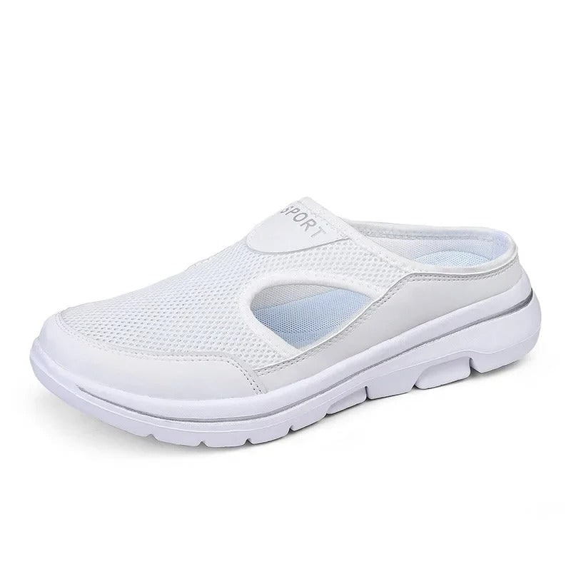 Comfortable Mesh Slip-On Sandals Active Lifestyle White - Image 1