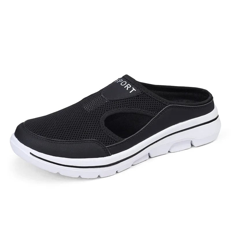 Comfortable Mesh Slip-On Sandals Active Lifestyle White - Image 3