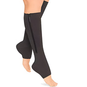 Compression Socks Support 20-30 Mmhg Zippered Stockings Comfort - Image 1