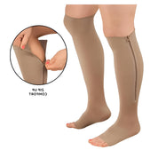 Compression Socks Support 20-30 Mmhg Zippered Stockings Comfort - Image 3