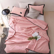 Cooling Summer Blanket Hot Weather Soft Lightweight Breathable - Image 1