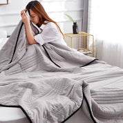 Cooling Summer Blanket Hot Weather Soft Lightweight Breathable - Image 2