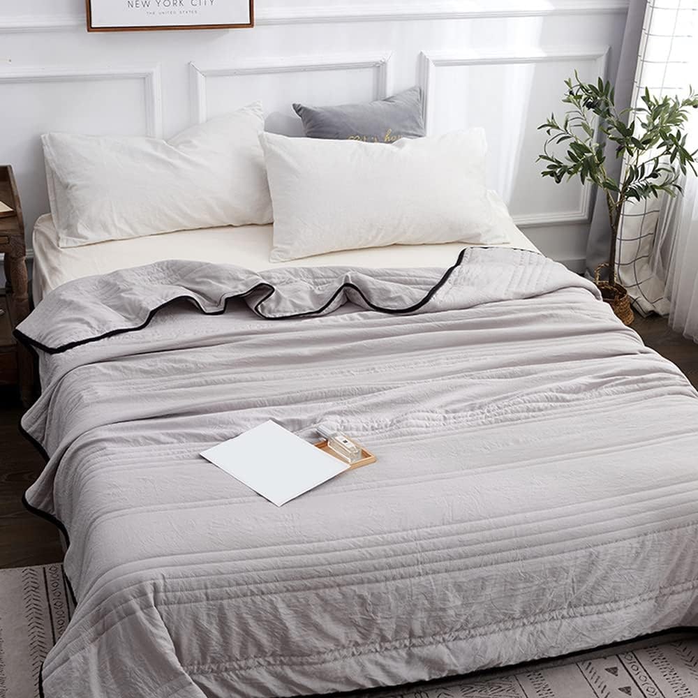 Cooling Summer Blanket Hot Weather Soft Lightweight Breathable - Image 6