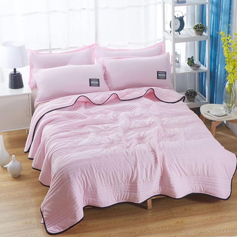 Cooling Summer Blanket Hot Weather Soft Lightweight Breathable - Image 9