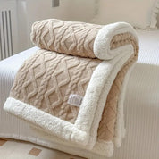 Cozy Sherpa Blanket Winter Soft Warm and Stylish Throw - Image 6