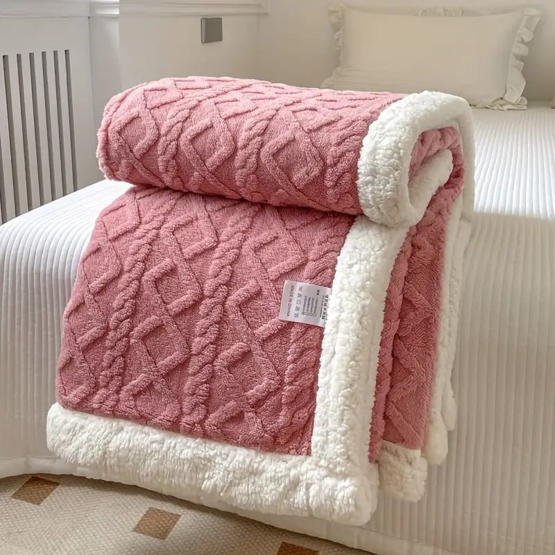 Cozy Sherpa Blanket Winter Soft Warm and Stylish Throw - Image 8