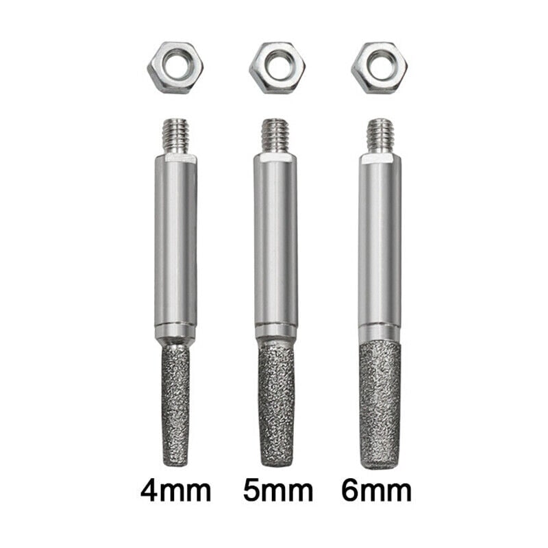 Diamond Grinding Stones Set Precision Tool Sharpening 3 Pieces - Image 1