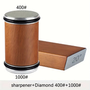 Diamond Knife Sharpener Set Magnetic Holder Wood & Metal Tools - Image 13