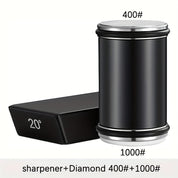 Diamond Knife Sharpener Set Magnetic Holder Wood & Metal Tools - Image 14