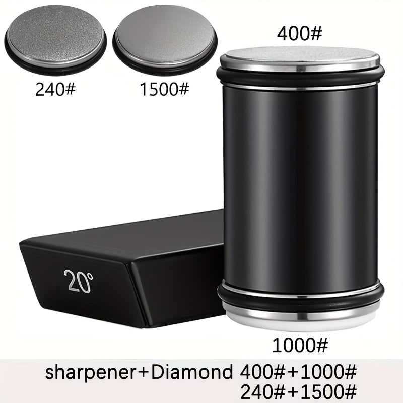Diamond Knife Sharpener Set Magnetic Holder Wood & Metal Tools - Image 7