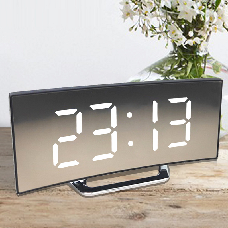Digital Alarm Clock LED Display and Auto Dimming Function - Image 1