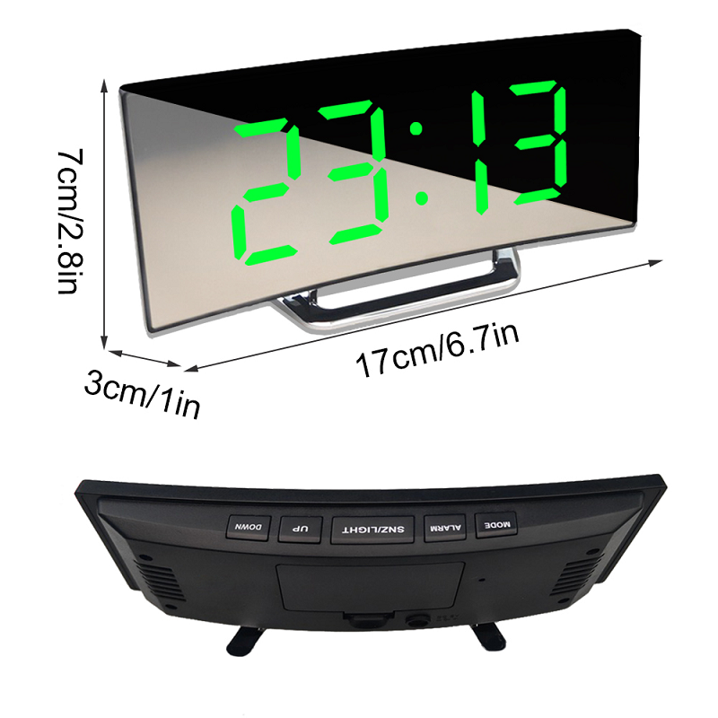 Digital Alarm Clock LED Display and Auto Dimming Function - Image 3