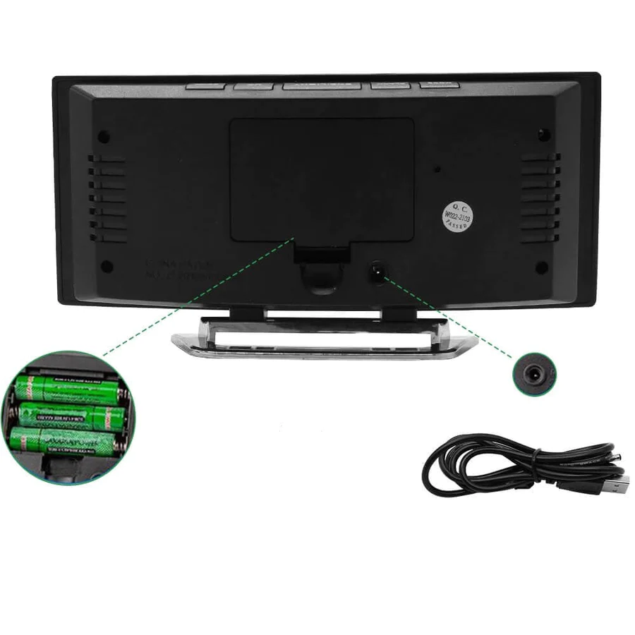 Digital Alarm Clock LED Display and Auto Dimming Function - Image 4