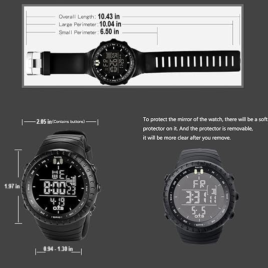 Digital Sports Watch Outdoor Adventure Timepiece - Image 9