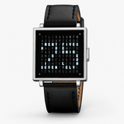 Digital Watch Word Display Illuminated Square Face Unisex - Image 4