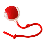 Dog Fetch Toy Rope Durable Rubber Ball Interactive Playtime - Image 3