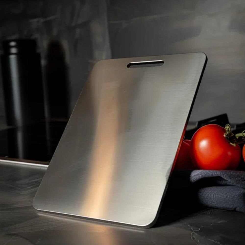 Durable Stainless Steel Cutting Board Kitchen Prep and Chopping - Image 1