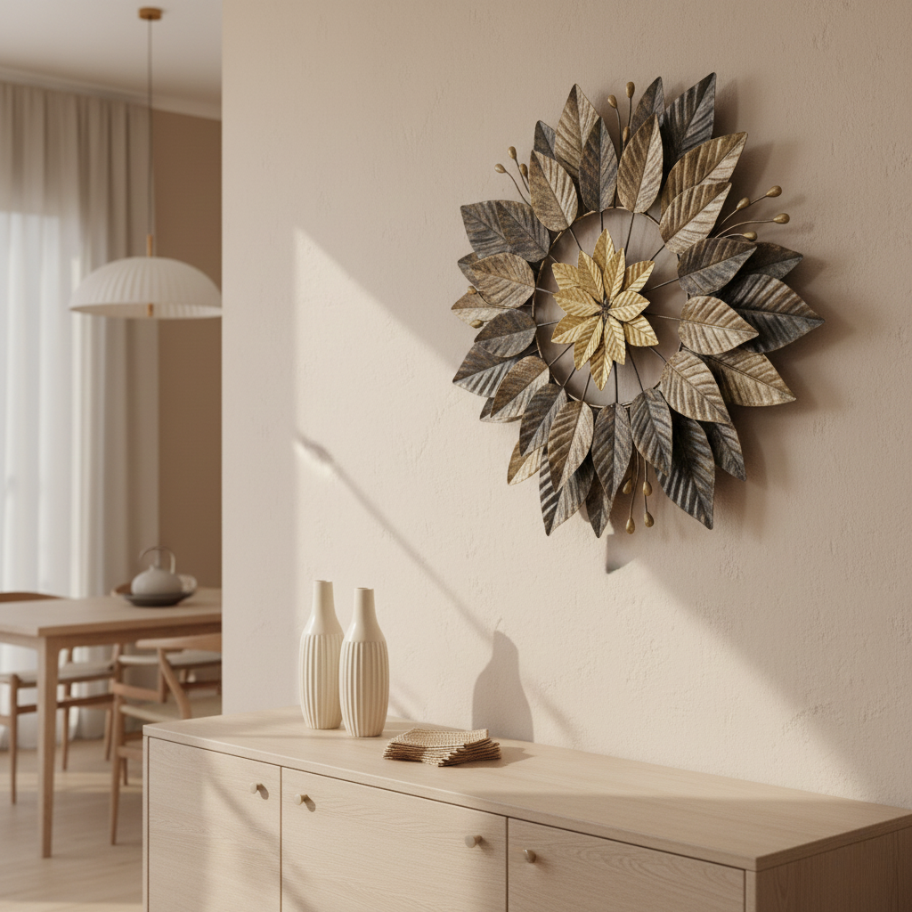 Metal Leaf Wall Decor