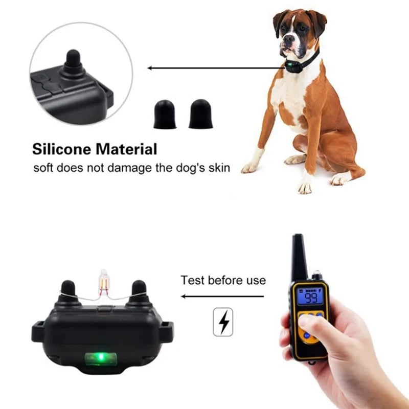 Electric Dog Training Collar Remote Control Safe Device - Image 6