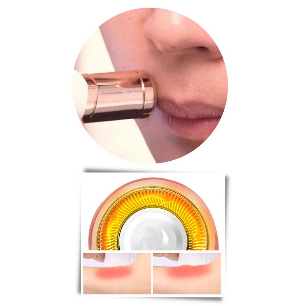Electric Facial Hair Shaver Portable Hair Removal Device - Image 5