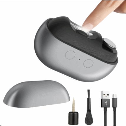 Electric Nail Clipper LED Light and Magnetic Design Portable - Image 1