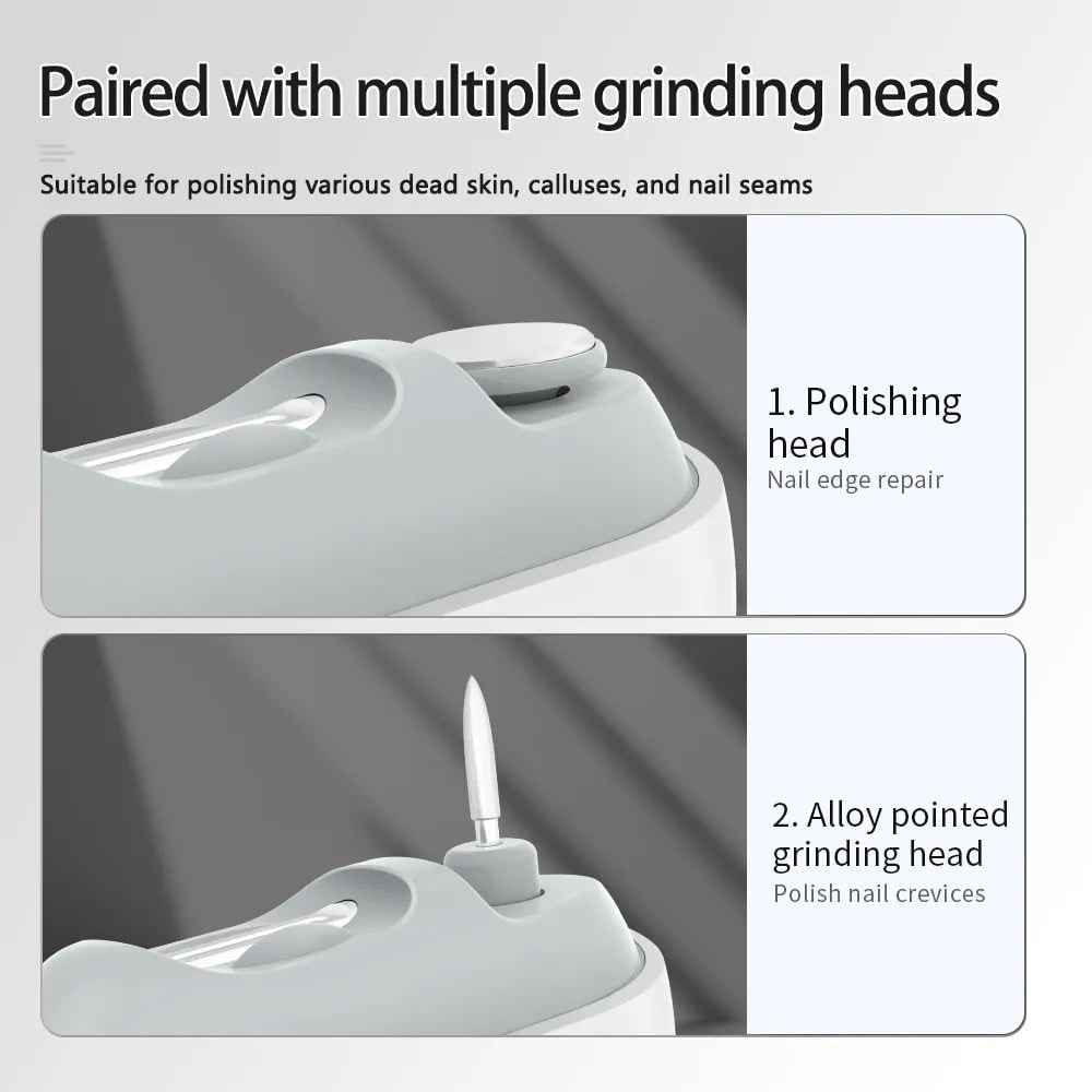 Electric Nail Clipper LED Light and Magnetic Design Portable - Image 5