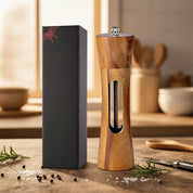 Elegant Wooden Salt and Pepper Mills Precise Kitchen Seasoning - Image 1
