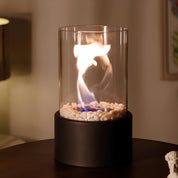 Everlasting Flame Oil Lamp Indoor Decor Modern Glass Design - Image 3