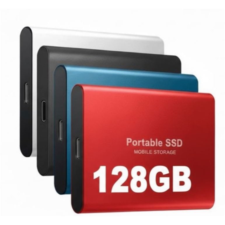 External Ssd 128gb Portable Storage Fast Usb-C Connection - Image 1