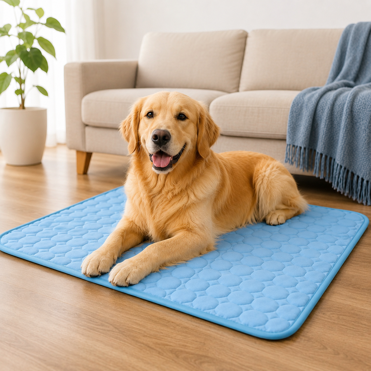 Extra Large Cooling Pet Bed Dogs and Cats Chill Paws Mat - Image 2